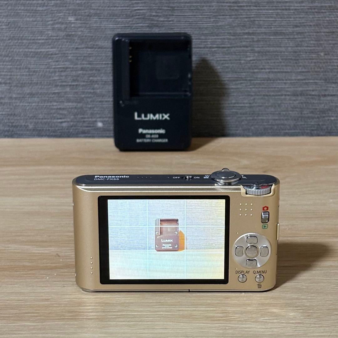 【オールドコンデジ】Panasonic LUMIX DMC-FX66 充電器付き