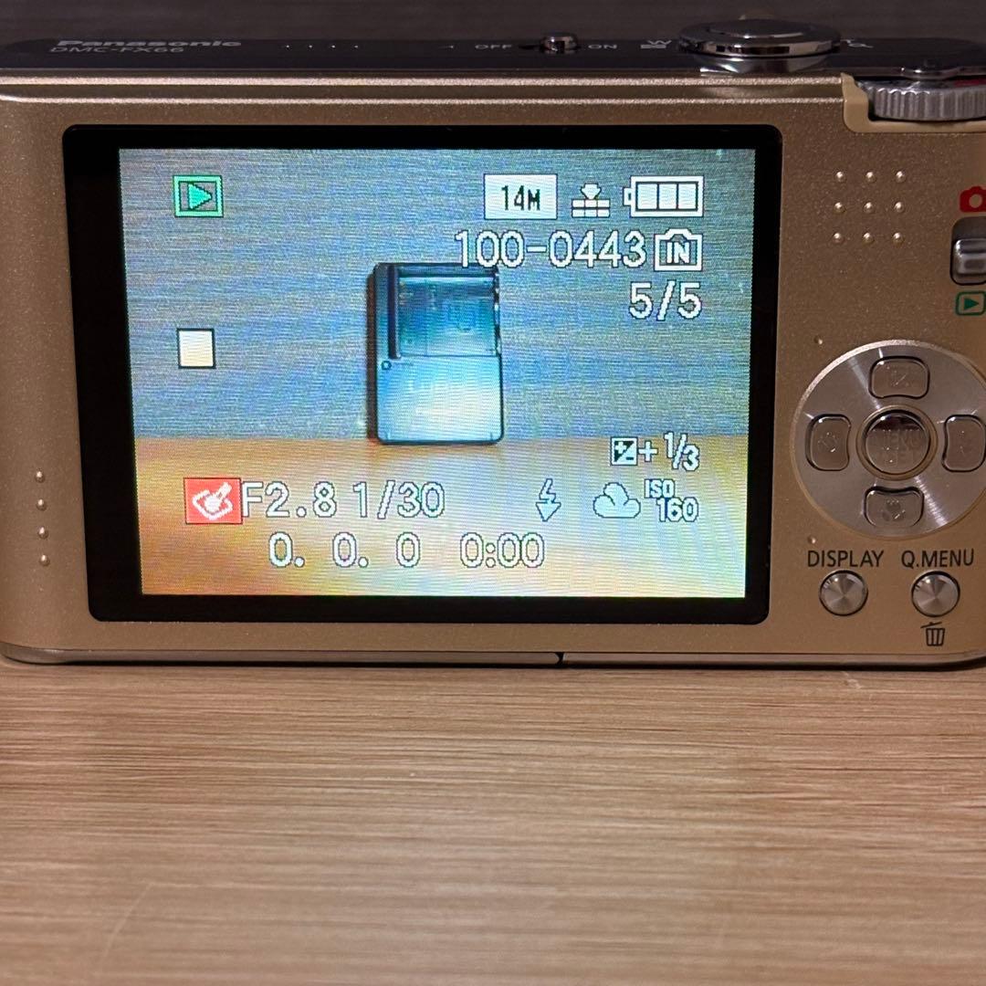 【オールドコンデジ】Panasonic LUMIX DMC-FX66 充電器付き
