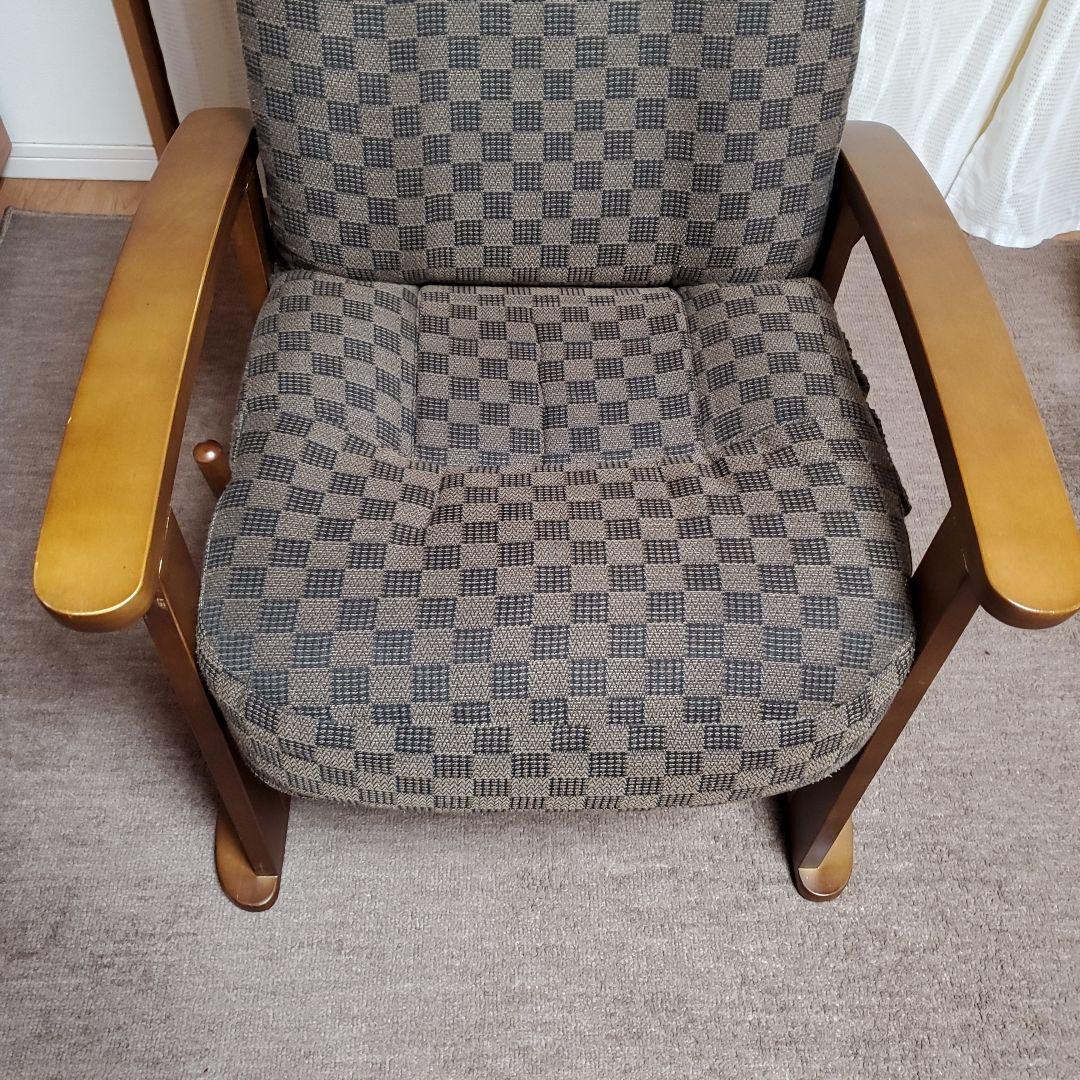 座面高さを変えられる高座椅子　パーソナルチェア