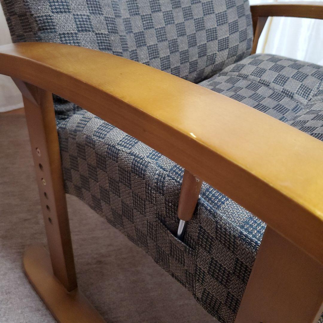 座面高さを変えられる高座椅子　パーソナルチェア