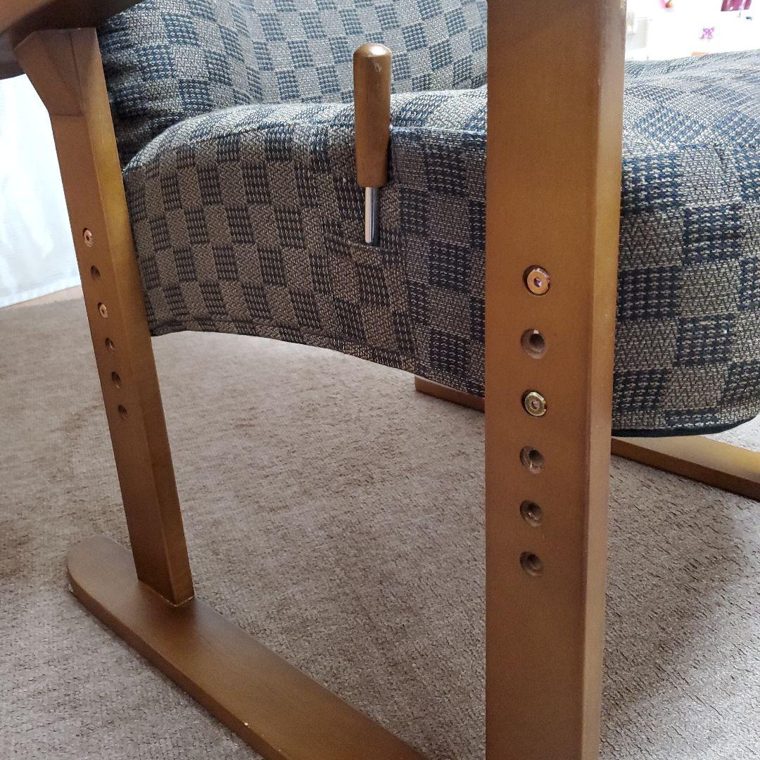 座面高さを変えられる高座椅子　パーソナルチェア