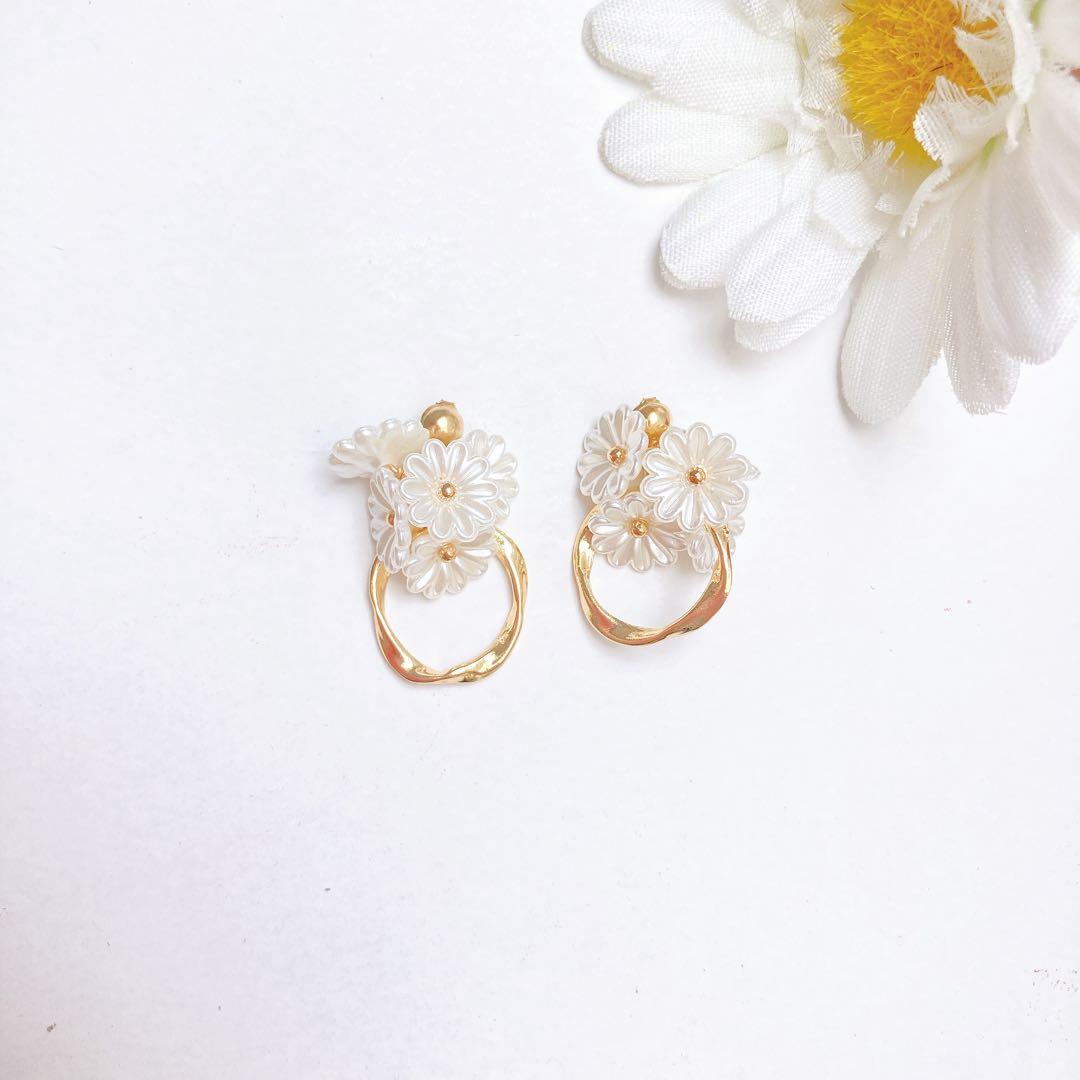 ハンドメイドピアス　No.1744