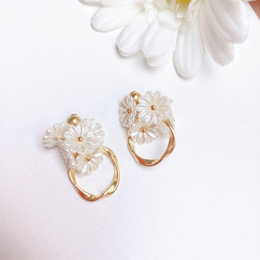 ハンドメイドピアス　No.1744