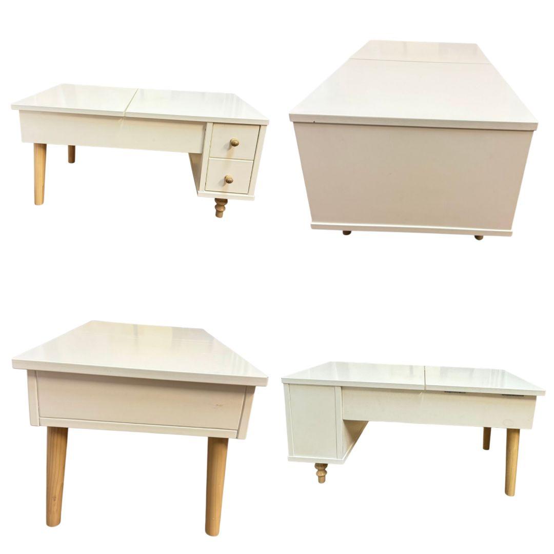 【大人気】Francfranc ラーナ ドレッサーテーブル 鏡 テーブル