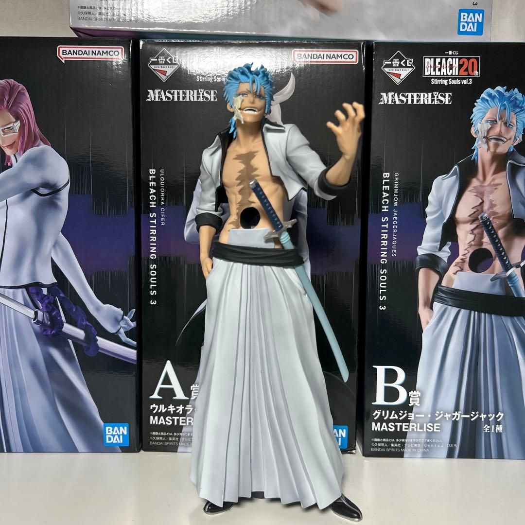 BLEACH 一番くじ ウルキオラ グリムジョー ザエルアポロ ネリエル