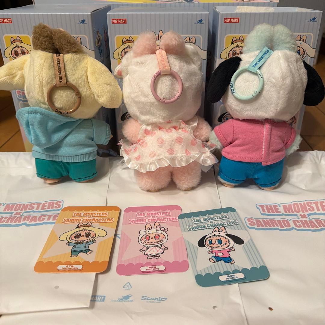 POP MART LABUBU THE MONSTERS サンリオ3体セット