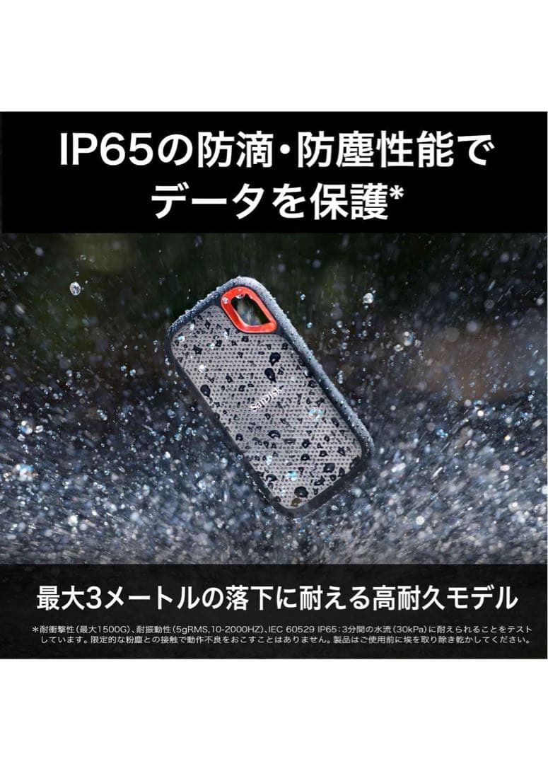 SanDisk SSD 外付け 1TB USB3.2Gen2