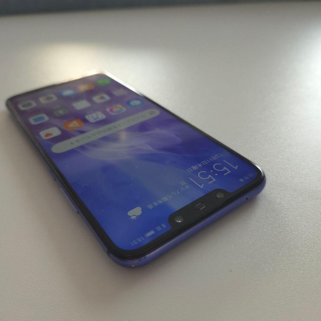 Huawei nova 3 無印 シムフリー 4/128GB アンドロイド８９０