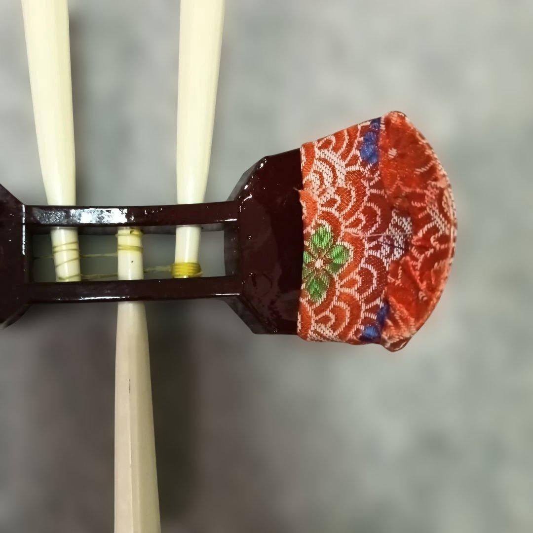 木製 三味線 本体 3弦 茶色
