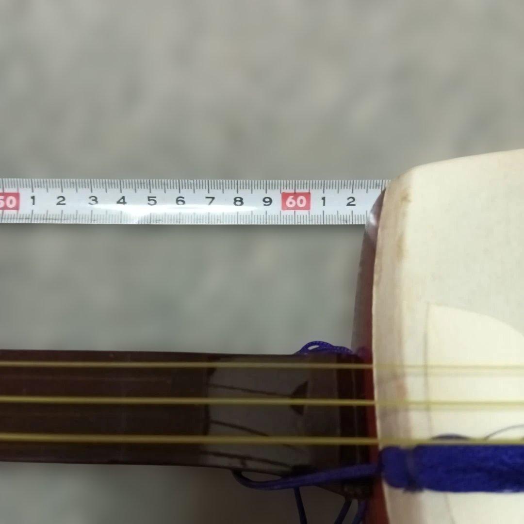 木製 三味線 本体 3弦 茶色