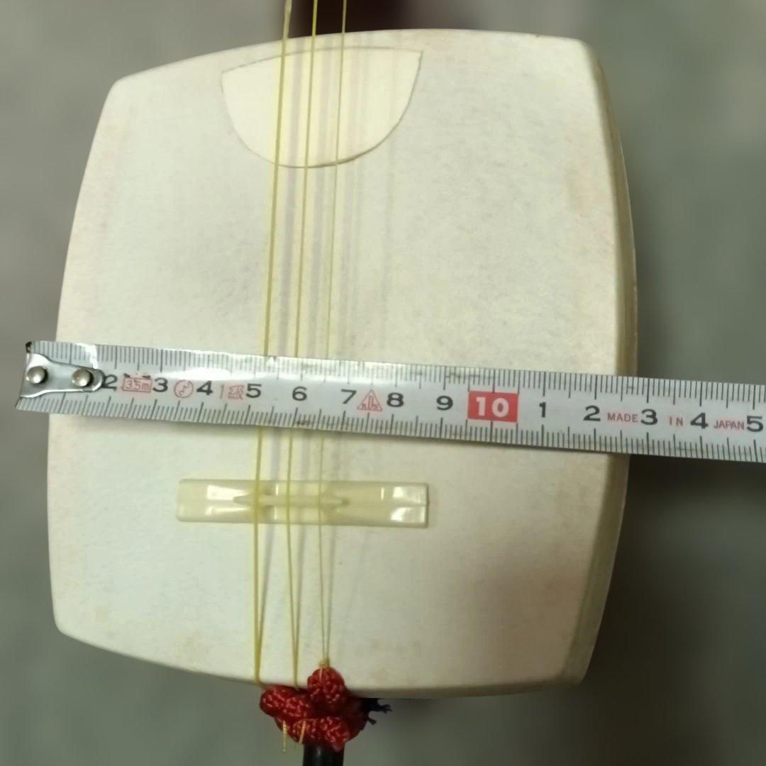 木製 三味線 本体 3弦 茶色