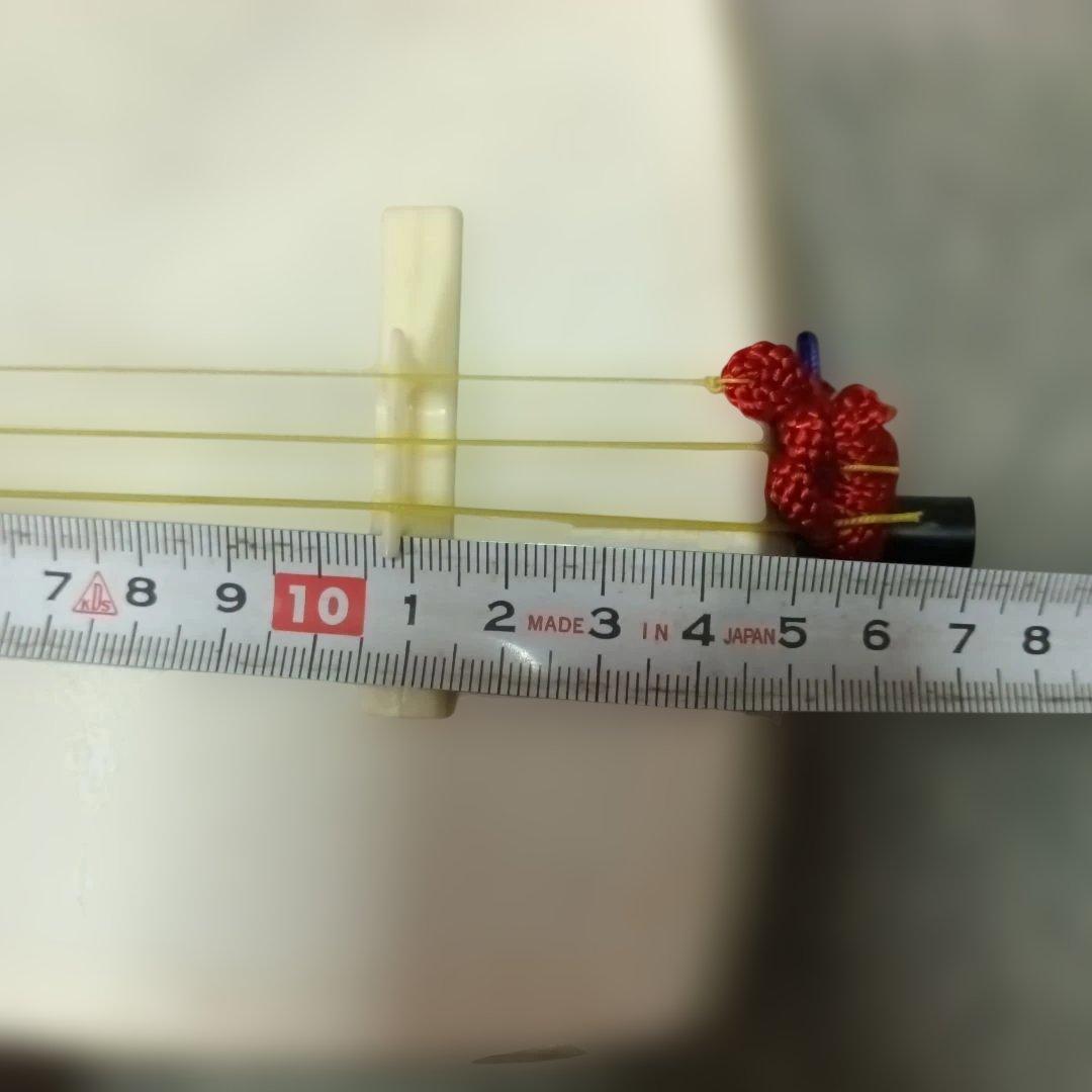 木製 三味線 本体 3弦 茶色