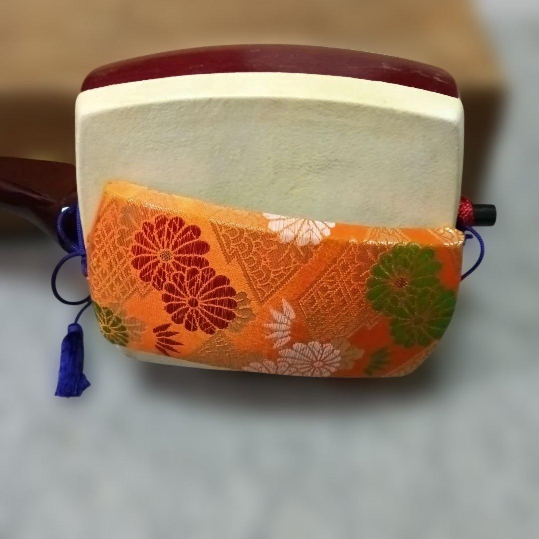 木製 三味線 本体 3弦 茶色
