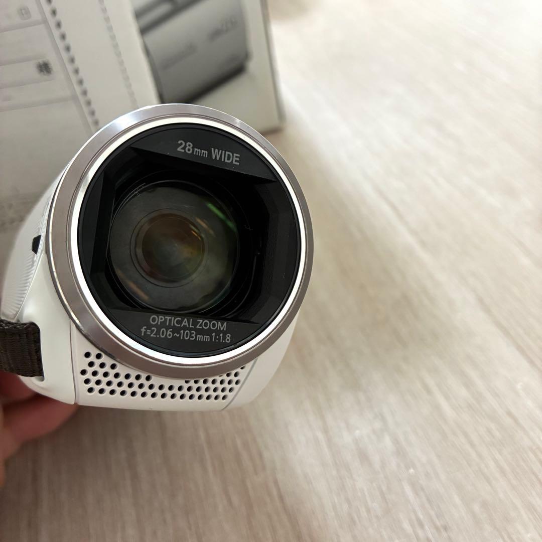 Panasonic HC-V360MS　ビデオカメラ 本体 ホワイト 付属品付