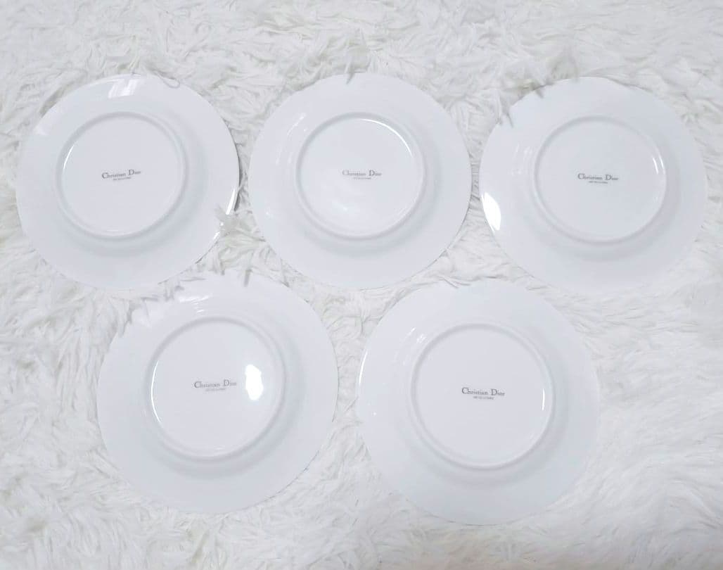 【美品】6枚セット クリスチャン・ディオール ミリラフォーレ 銘々皿 鈴蘭 上品
