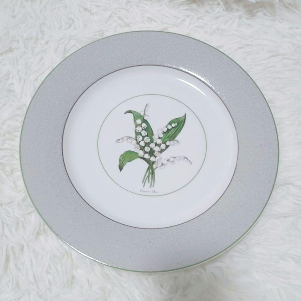 【美品】6枚セット クリスチャン・ディオール ミリラフォーレ 銘々皿 鈴蘭 上品