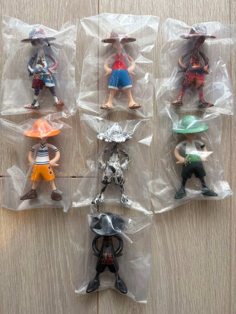 ワンピースラストワン ルフィギア5、ルフィーズVOI.1セット7体