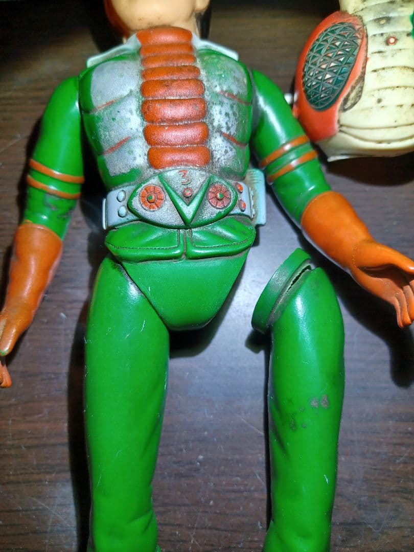 (希少)仮面ライダーV3　旧バンダイ　面取れ　ソフビ