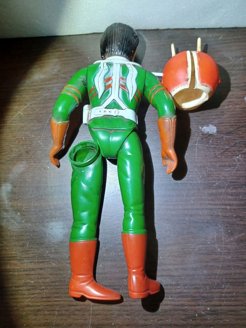 (希少)仮面ライダーV3　旧バンダイ　面取れ　ソフビ