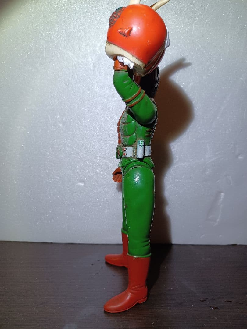 (希少)仮面ライダーV3　旧バンダイ　面取れ　ソフビ