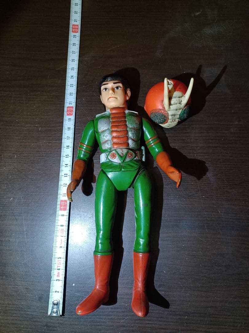 (希少)仮面ライダーV3　旧バンダイ　面取れ　ソフビ