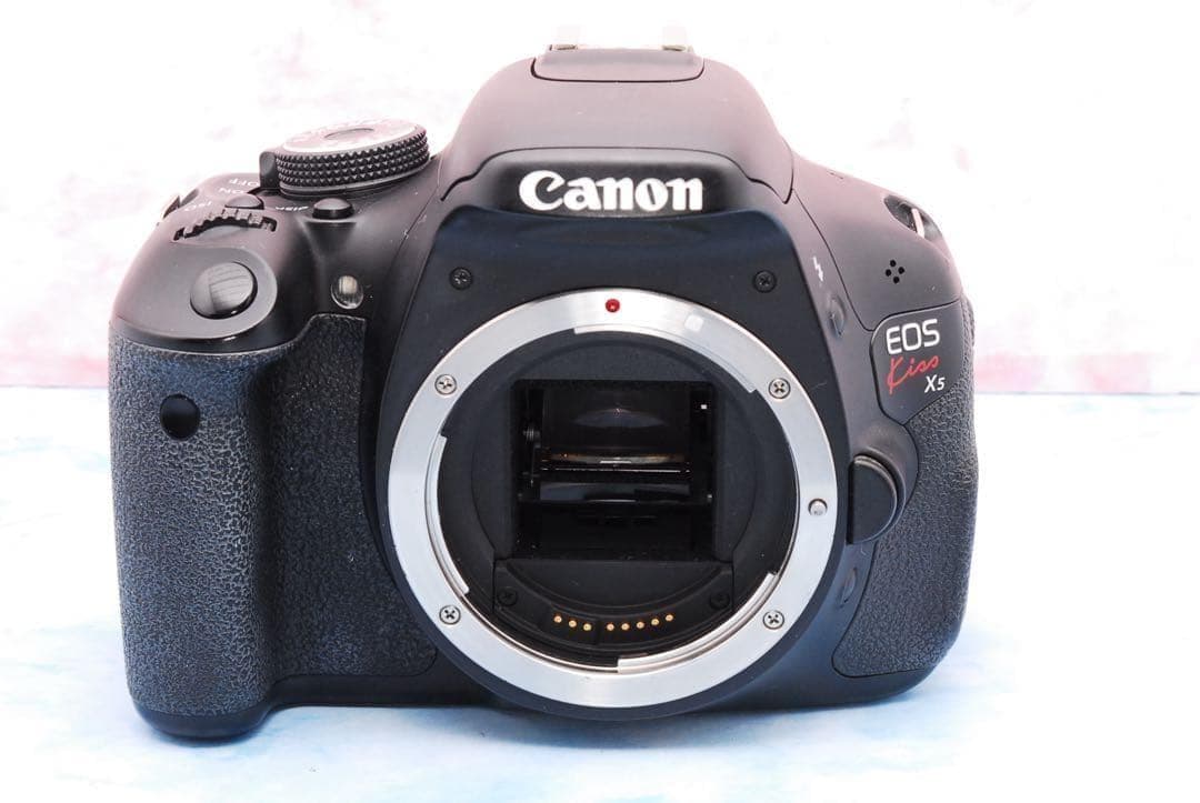 Canon Kiss X5★初心者向け★手ぶれ補正レンズ付★一眼レフカメラ