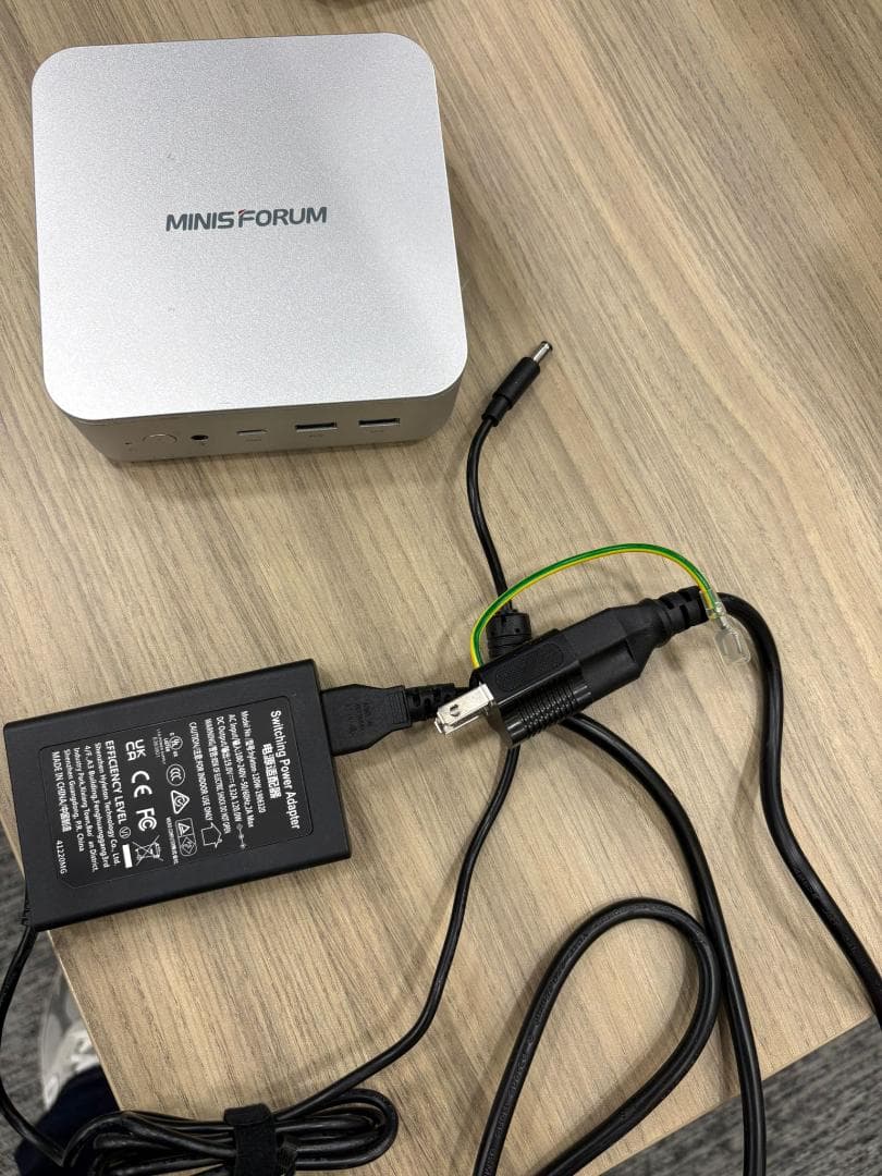 ミニPC MINISFORUM AI370 Mini PC Ryzen AI 9