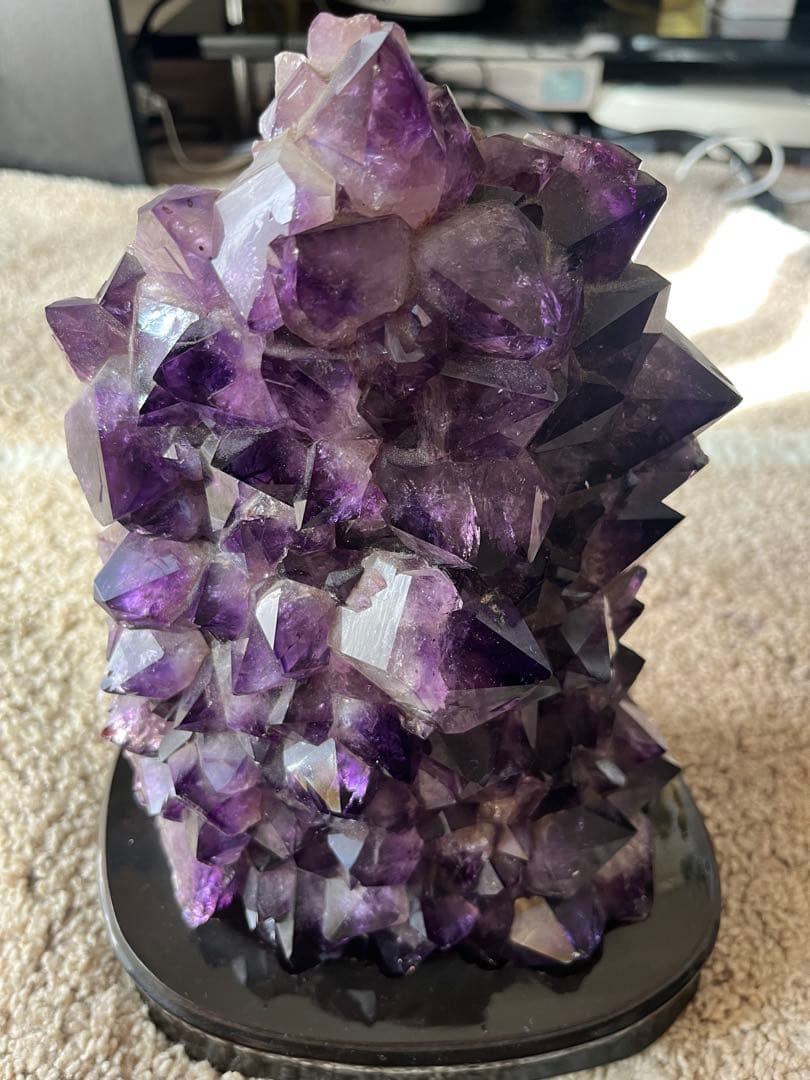 アメジスト アメジストクラスター 紫水晶 クリスタル 超綺麗 超大粒