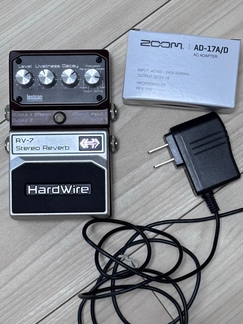 デジテック　HardWire RV-7 ステレオリバーブ