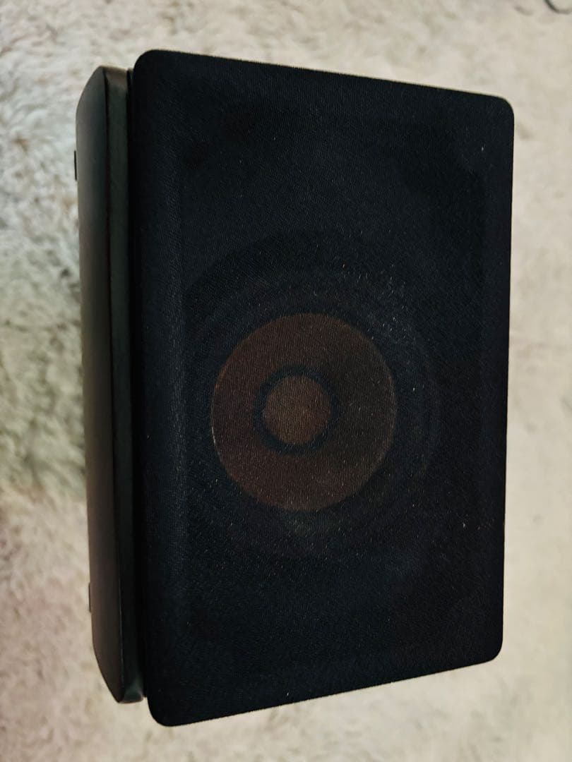 JVC ミニコンポ CDプレーヤー CA-EXS1-B ウッドコーン iPod