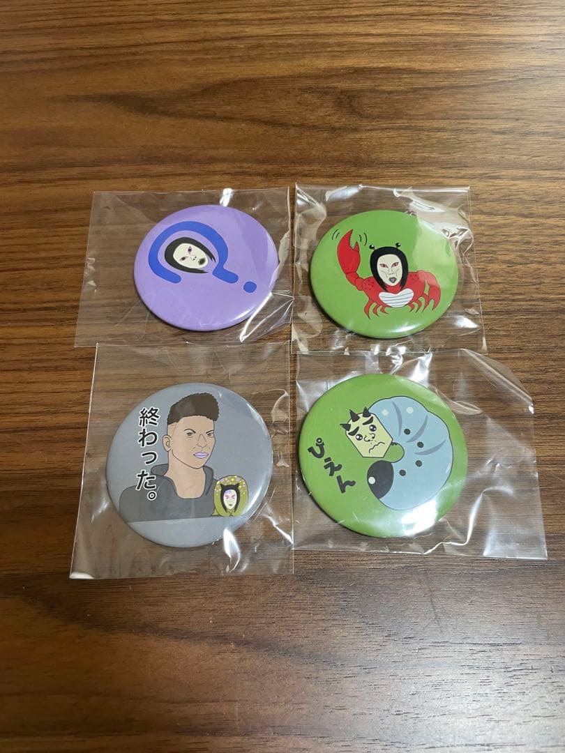 おろちんゆー★非売品・目覚まし時計とキャラクターピンバッジセット