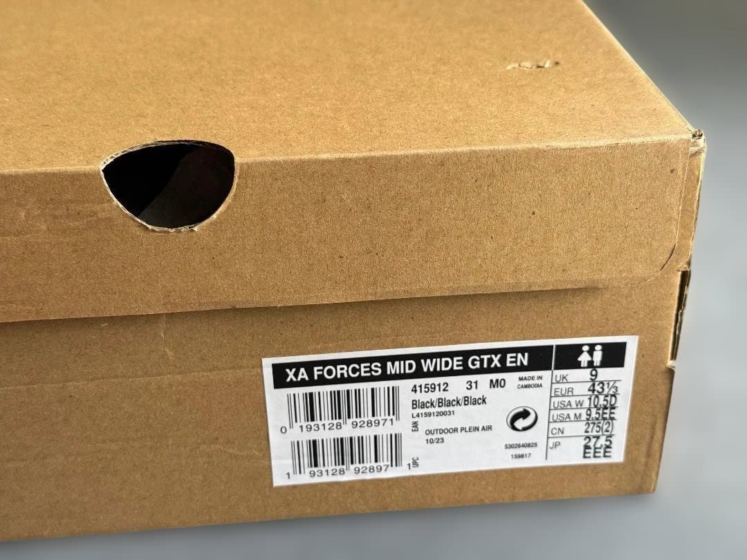 サロモン XA FORCES MID WIDE GTX EN27.5cmEEE