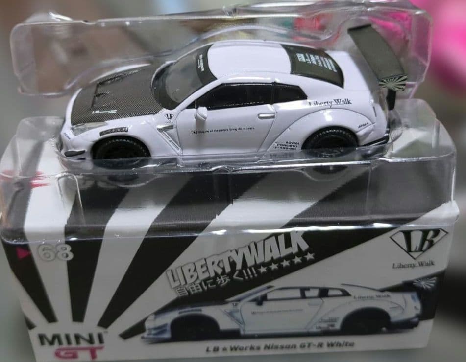 ミニGTLB★Works Nissan GT-R White