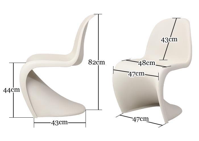 ★新品・未使用★パントンチェア★リプロダクト★ブラック★