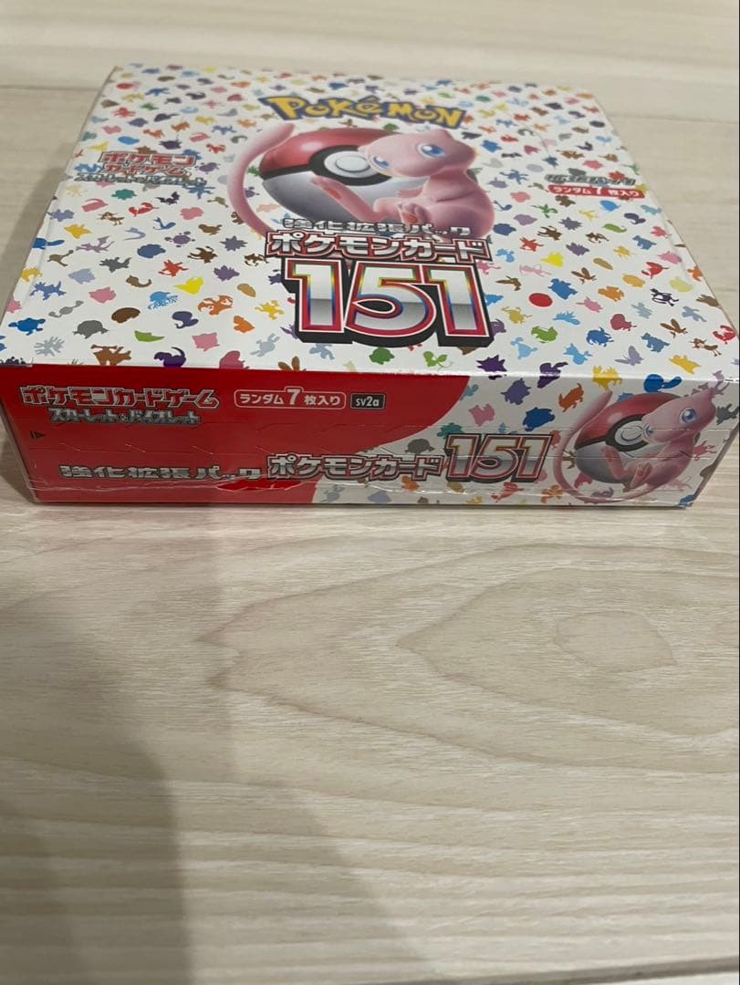 ポケモンカード151 BOX シュリンク破れあり