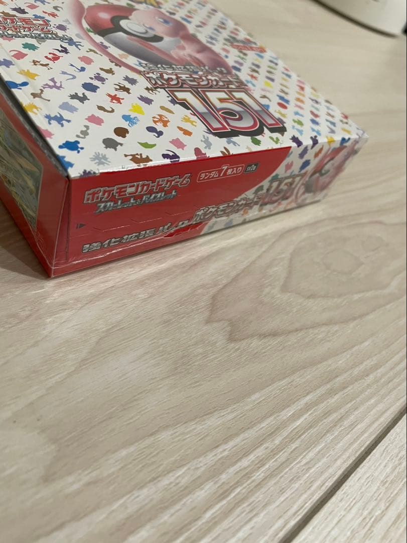 ポケモンカード151 BOX シュリンク破れあり