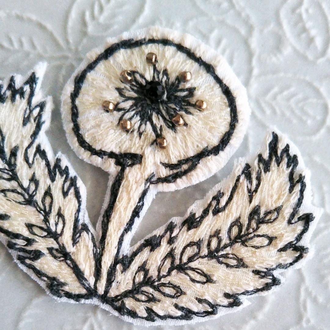 商談中⑥22 ミナペルホネン ハンドメイド ブローチアクセサリー