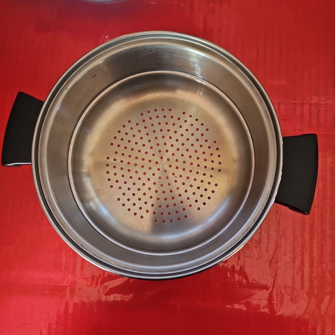 Amway中ソース鍋蒸し器付き