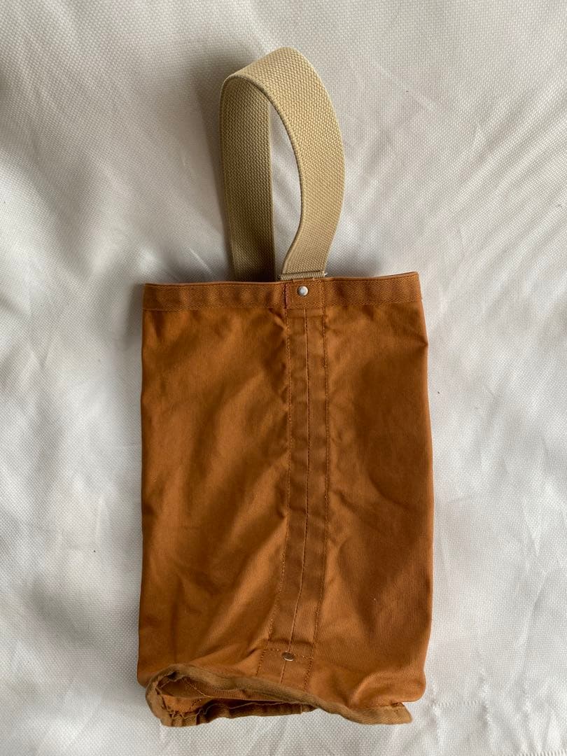 一澤帆布 信三郎帆布 ワンショルダーバッグ 現行品 レンガ×ベージュ