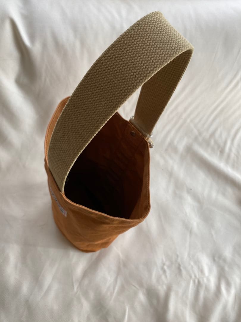 一澤帆布 信三郎帆布 ワンショルダーバッグ 現行品 レンガ×ベージュ