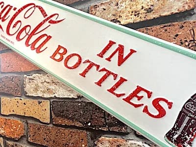 コカコーラ グッズ エンボス メタル サイン COCA COLA ST0315