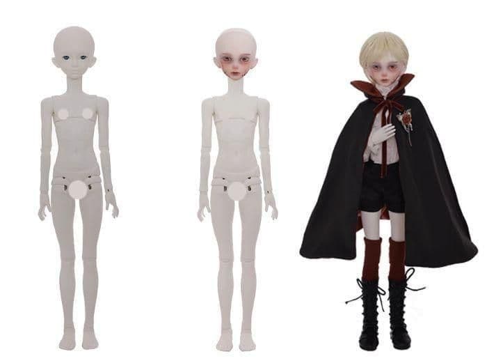 AX743 bjd 1/4 ドール本体 Kaka 球体関節人形 ハンドメイド