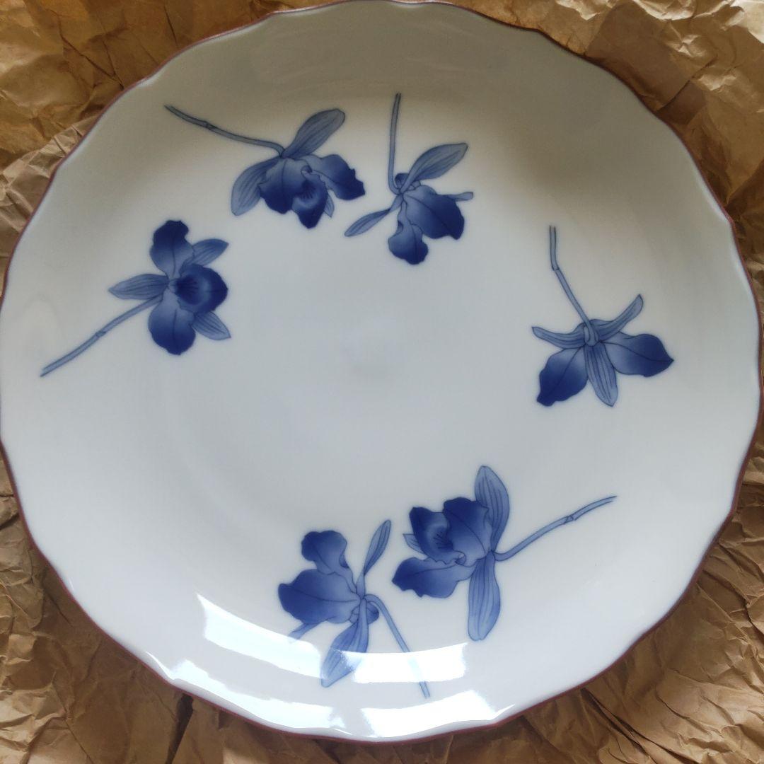 オールド香蘭社 染付2枚 極美品大皿