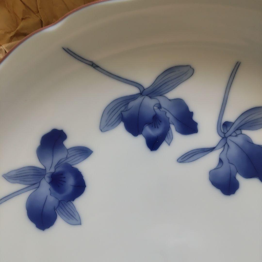 オールド香蘭社 染付2枚 極美品大皿