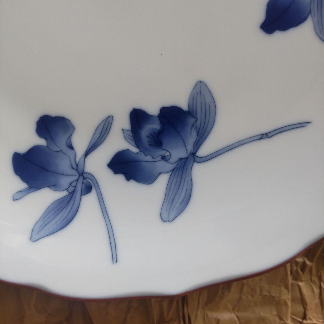 オールド香蘭社 染付2枚 極美品大皿