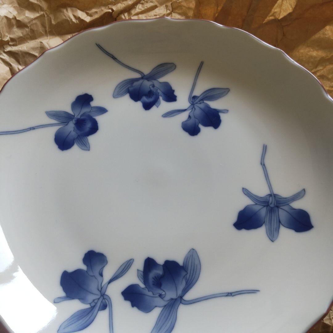 オールド香蘭社 染付2枚 極美品大皿