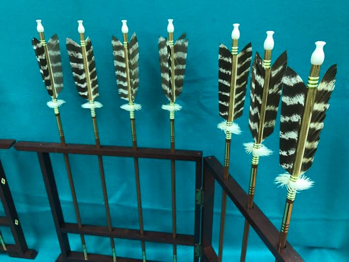 20号 矢屏風 花梨塗