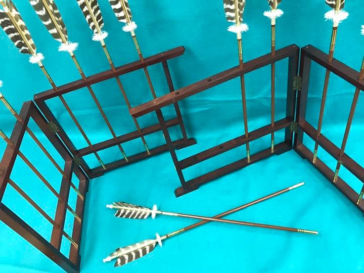 20号 矢屏風 花梨塗