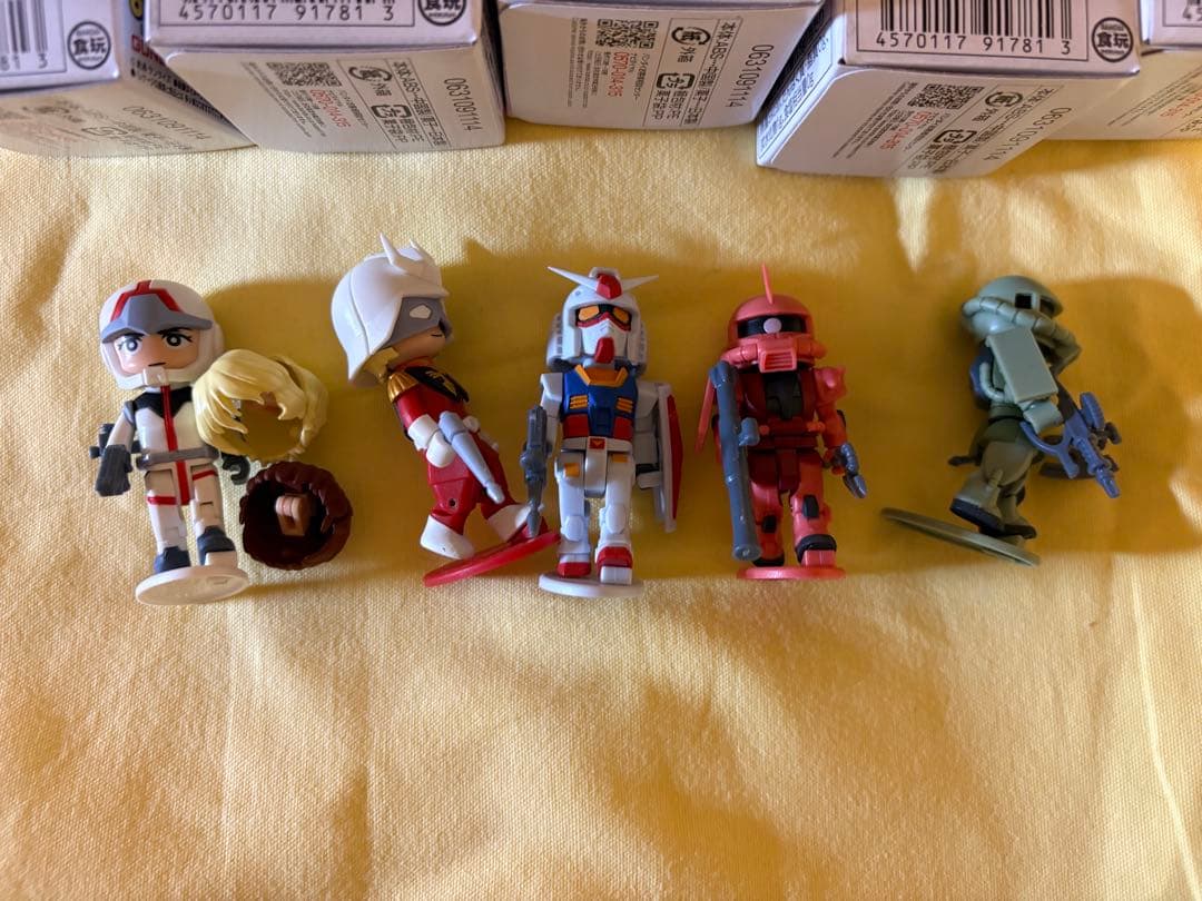 bitlotガンダム 第１弾　全5種セット　開封済