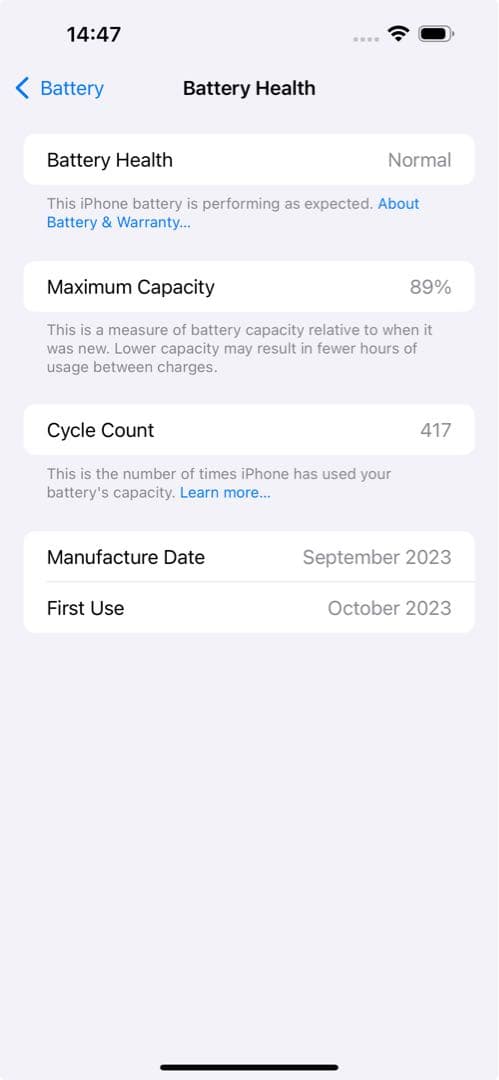 iPhone 15 Pro max ディープブルー
